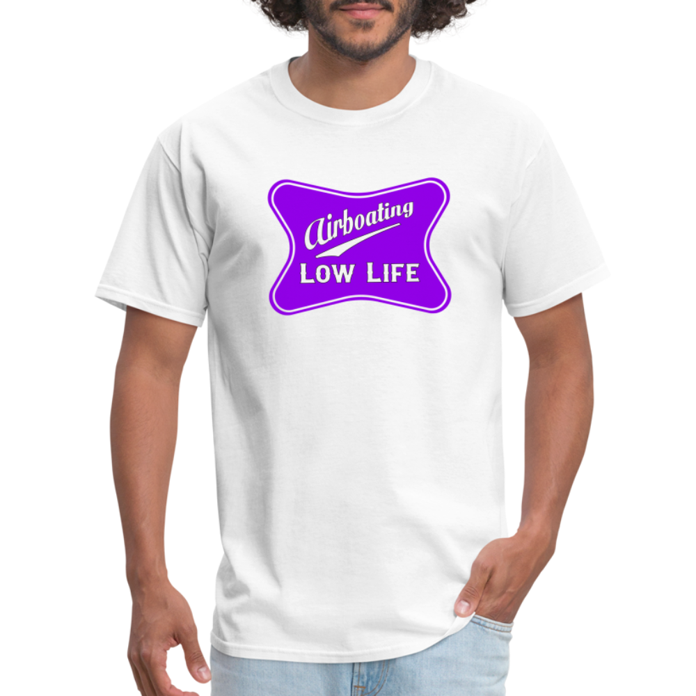Airboating - Purple Unisex Classic T-Shirt - white