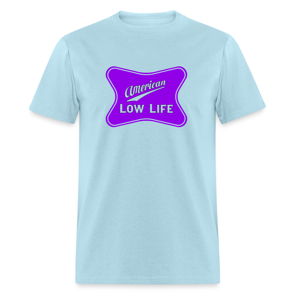 American - Purple - (Unisex) Classic T-Shirt - powder blue