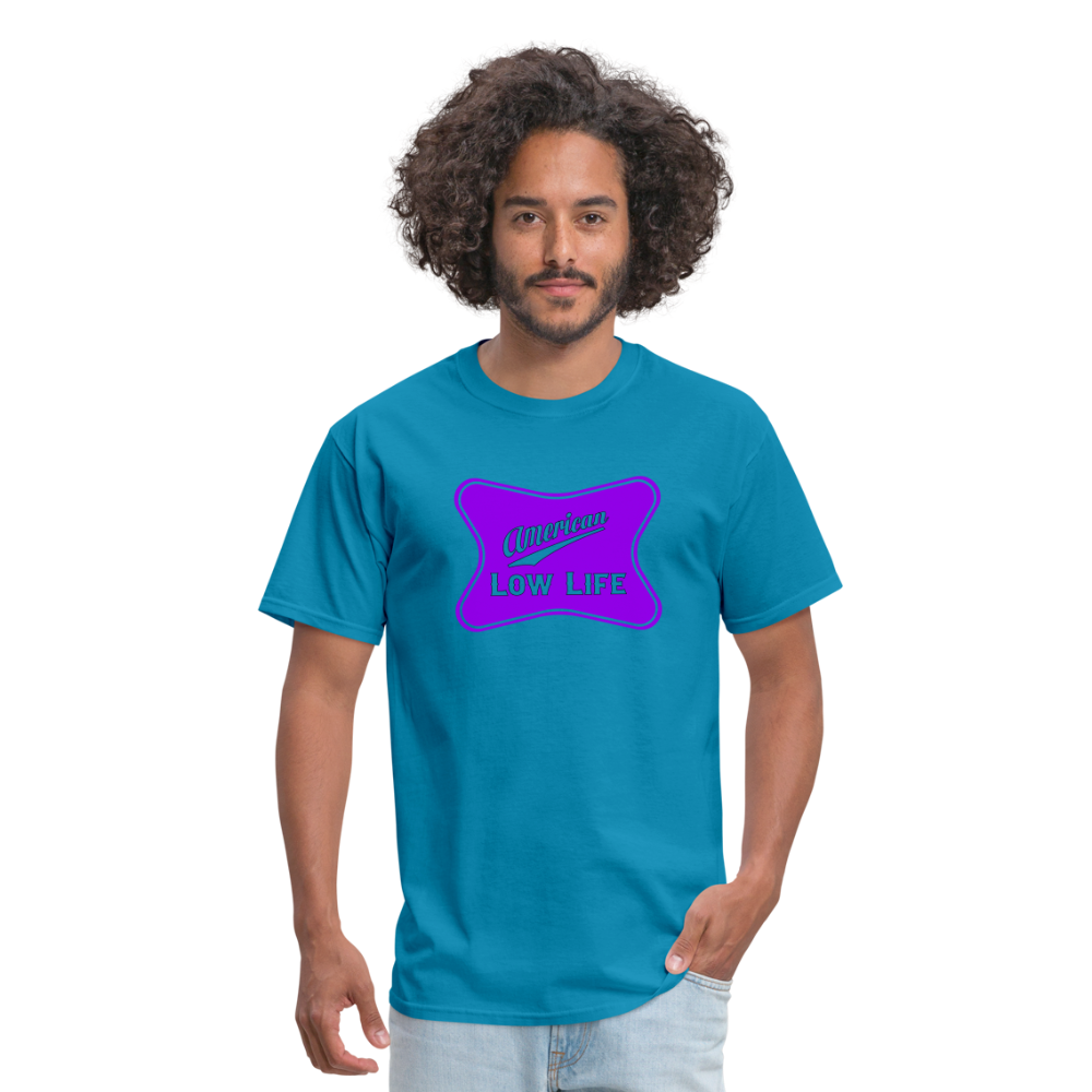 American - Purple - (Unisex) Classic T-Shirt - turquoise
