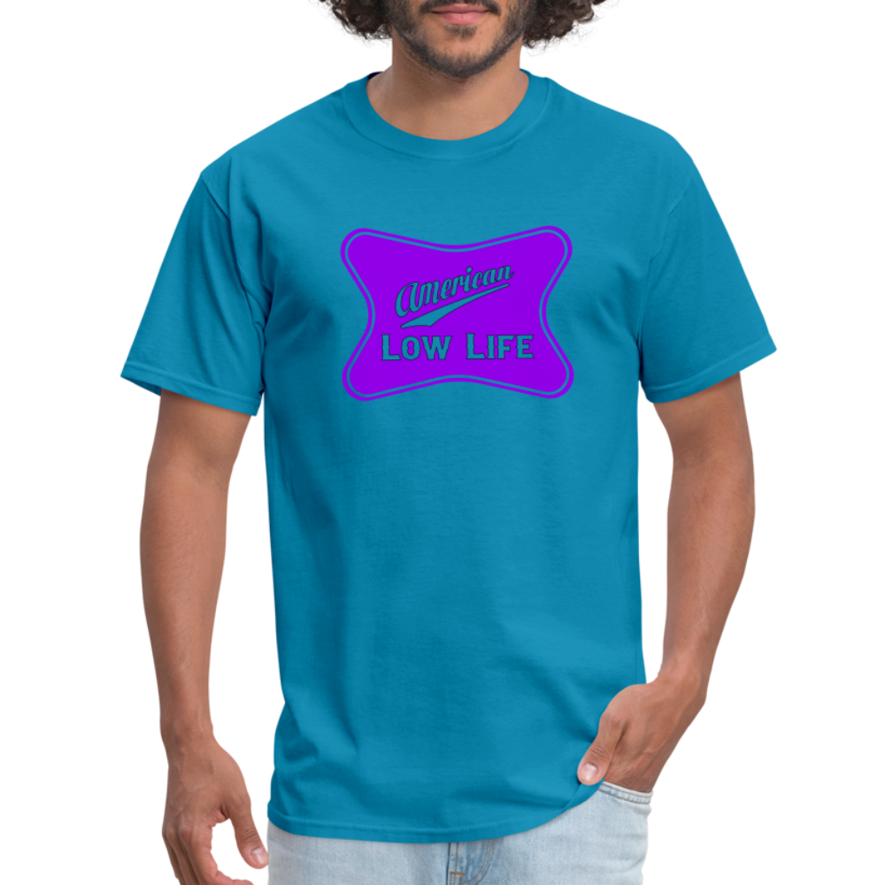 American - Purple - (Unisex) Classic T-Shirt - turquoise