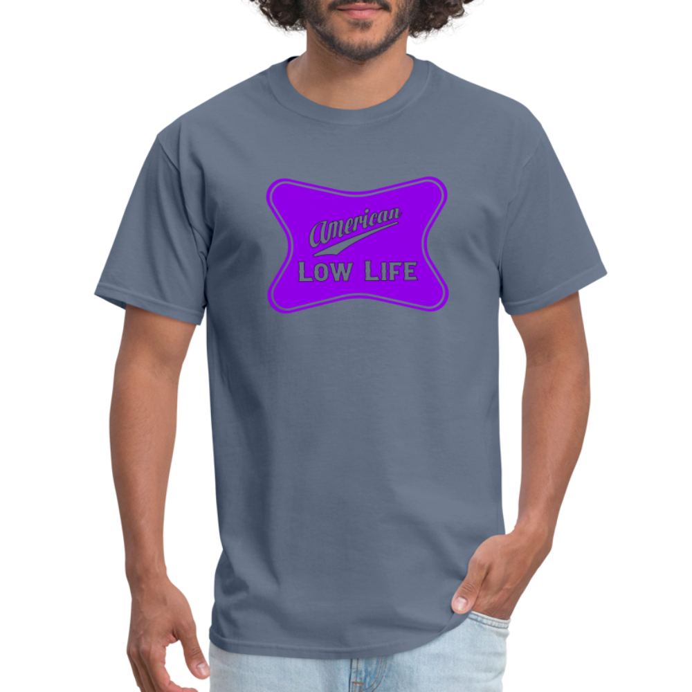 American - Purple - (Unisex) Classic T-Shirt - denim