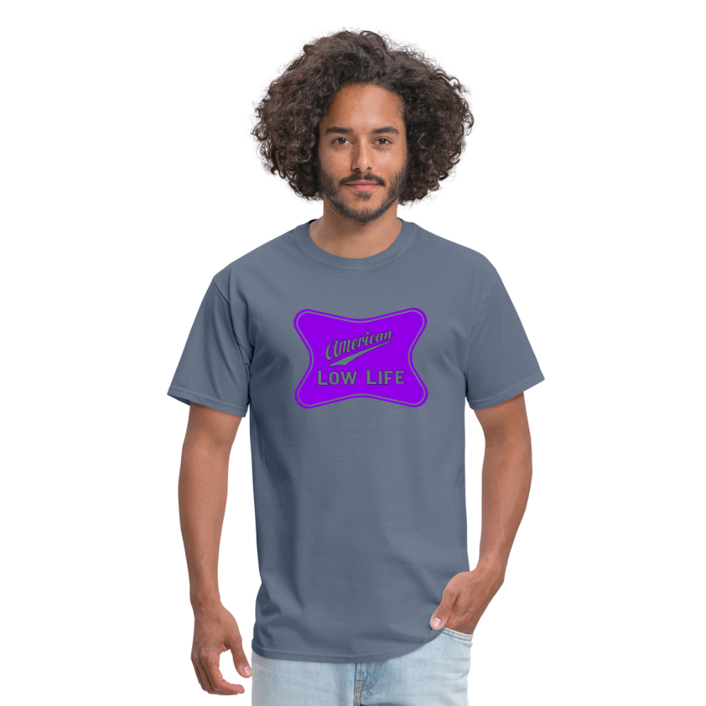American - Purple - (Unisex) Classic T-Shirt - denim
