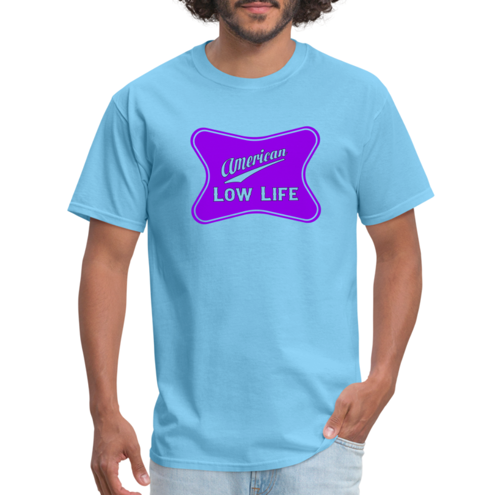 American - Purple - (Unisex) Classic T-Shirt - aquatic blue