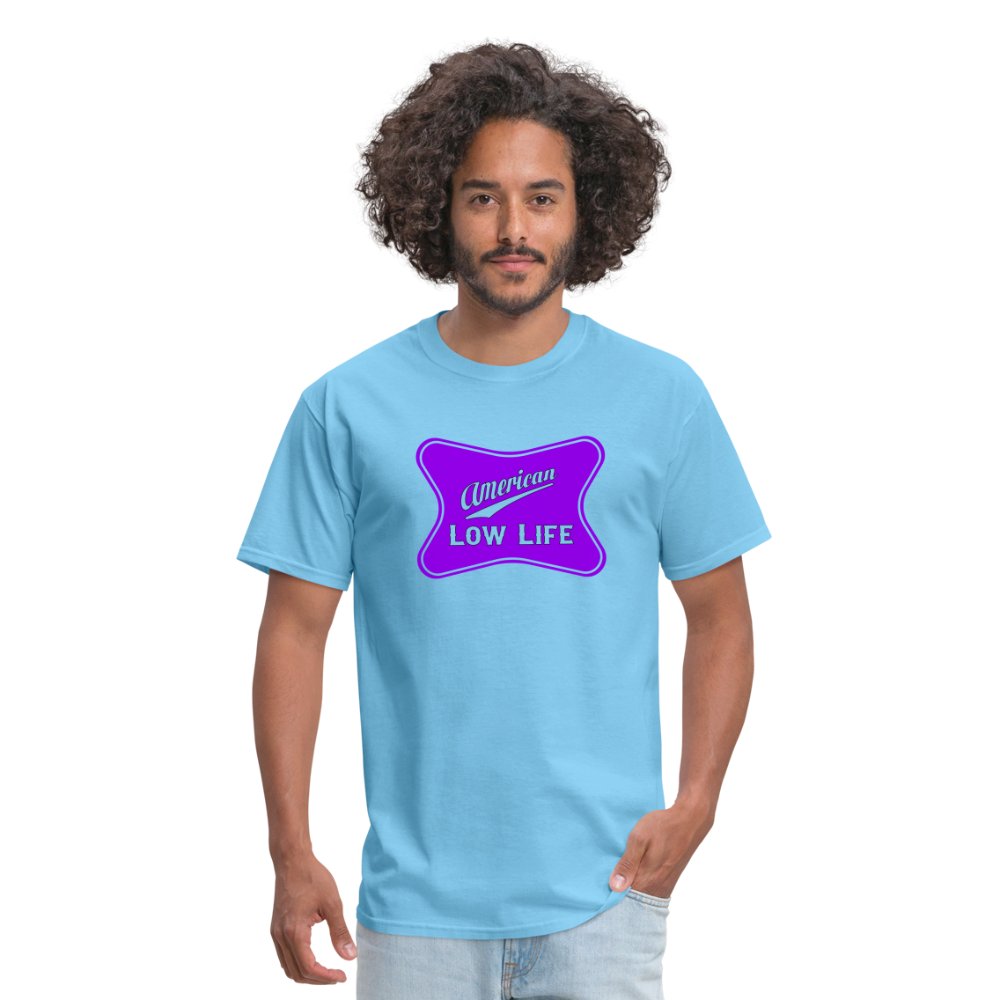 American - Purple - (Unisex) Classic T-Shirt - aquatic blue